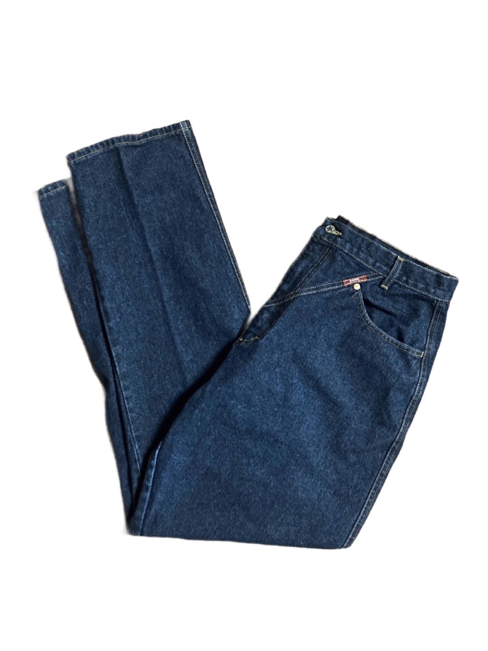 Ozark Mountain ~ Vintage ~ USA~ 34/34 (Size 20) ~Western Dark Blue Denim Jeans